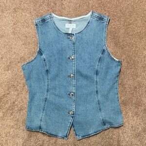 Blue Denim Vest